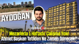 Aydoğan Mahallesi Aydoğan Mezarlığı’nın taş duvarları yıkıldı