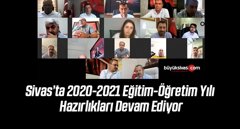 Sivas’ta 2020-2021 eğitim-öğretim yılı hazırlıkları devam ediyor