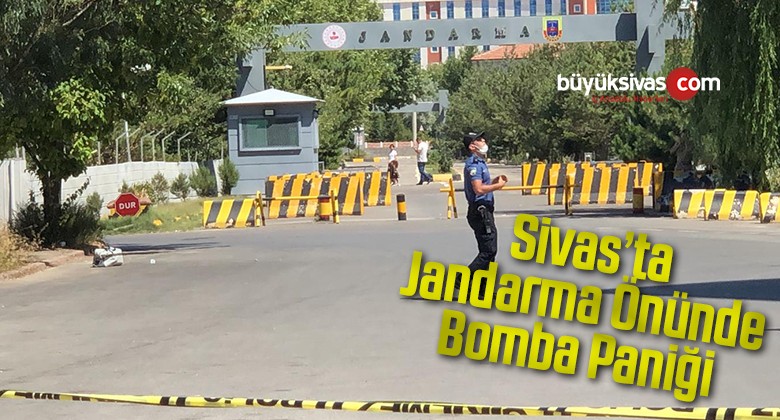 Sivas’ta Jandarma Önünde Bomba Paniği