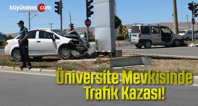 Sivas’ta trafik kazası: 4 yaralı