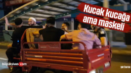 Motosiklet kasasına sığan 6 kişi maske taksa da mesafeden sınıfta kaldı