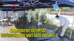 Odunpazarı ücretsiz kurban kesim yeri tam not aldı