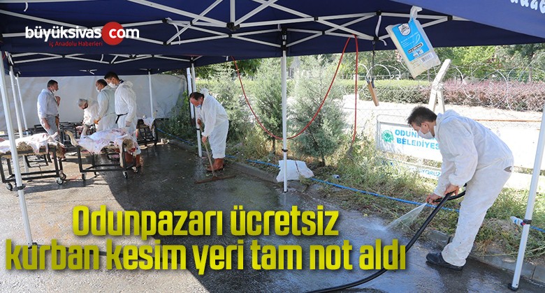 Odunpazarı ücretsiz kurban kesim yeri tam not aldı