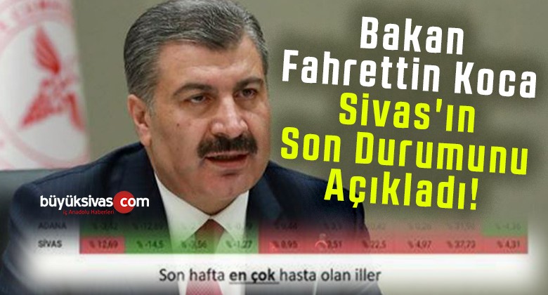 Bakan Fahrettin Koca Sivas ‘ın Son Durumunu Açıkladı!