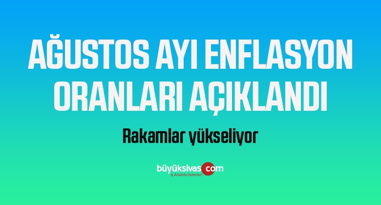 Ağustos Ayı Enflasyon Rakamları Açıklandı