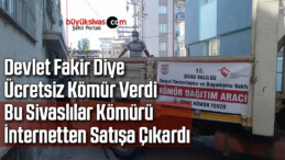 Yardım olarak aldıkları kömürleri internet üzerinden satmaya kalktılar