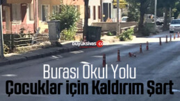 Oğuzlar parkı arası kaldırım yok! Okul yolu öğrenciler perişan oluyor