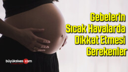 Gebelerin Sıcak Havalarda Dikkat Etmesi Gerekenler