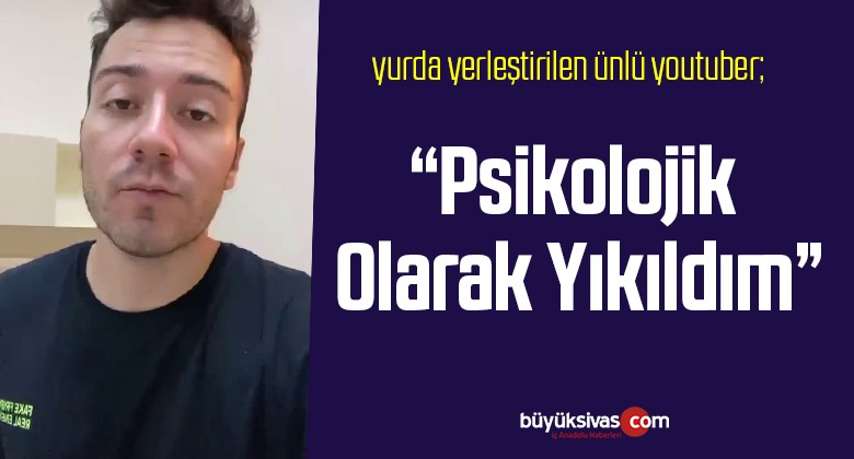 Karantinadan kaçan ünlü Youtuber Enes Batur yurda yerleştirildi