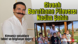 Sivaslı Baruthane Pilavcısı Nedim Şahin Çocuklara Tablet Dağıttı