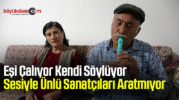 Eşi çalıyor kendi söylüyor, sesiyle ünlü sanatçıları aratmıyor