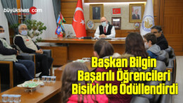 Başkan Bilgin Başarılı Öğrencileri Bisikletle Ödüllendirdi