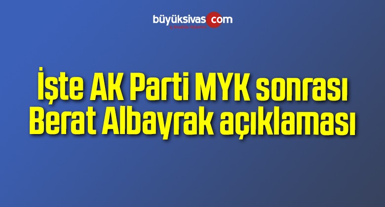 AK Parti Sözcüsü Ömer Çelik MYK toplantısı sonrası açıklama yaptı