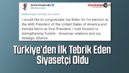 Kılıçdaroğlu’ndan Joe Biden’a kutlama mesajı