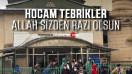 Selimağa Camii imamı bir teşekkürü hak etti! Allah razı olsun hocam