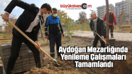 AYDOĞAN MEZARLIĞINDA YENİLEME ÇALIŞMALARI TAMAMLANDI