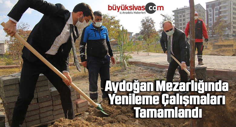 AYDOĞAN MEZARLIĞINDA YENİLEME ÇALIŞMALARI TAMAMLANDI