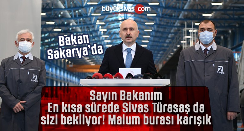 Bakan Karaismailoğlu, TÜRASAŞ Sakarya Bölge Müdürlüğü ziyaret etti