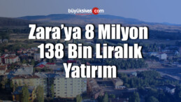 Zara’ya 8 milyon 138 bin Liralık yatırım