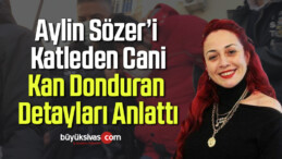 Aylin Sözer’i katleden cani, kan donduran detayları anlattı…