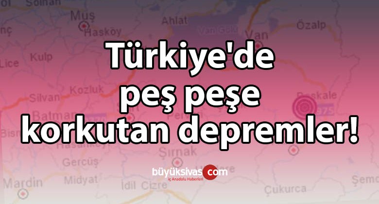 Türkiye’de peş peşe korkutan depremler! Deprem değil ihmal öldürür