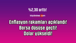 Enflasyon rakamları açıklandı! Borsa düşüşe geçti! Dolar yükseldi!