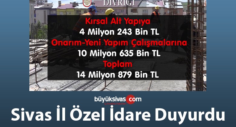 Sivas il Özel idare Duyurdu 2020 Yılı Geride Kalırken Divriği