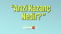 Arızi Kazanç Nedir?