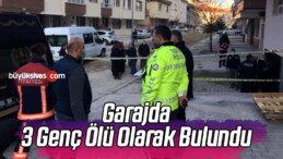 Bir apartmanın garajında 3 gencin cansız bedeni bulundu