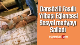 Dansözlü fasıllı yılbaşı eğlencesi sosyal medyayı salladı