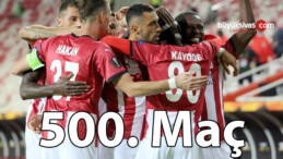 Sivasspor’un 500. maç heyecanı! Bu maçlardan 185 galibiyet