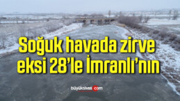 Sivas’ta Soğuk havada zirve, eksi 28’le İmranlı’nın