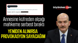 Süleyman Soylu, kendisine küfür eden şahsın serbest bırakılmasına tepki gösterdi