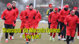 Sivasspor’da Marcelo Goiano 6 ay yok!