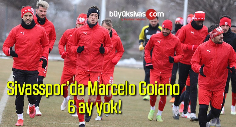 Sivasspor’da Marcelo Goiano 6 ay yok!