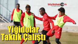 Yiğidolar, taktik çalıştı