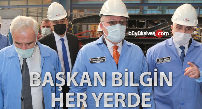 Sivas’ta üretilen vagonlar dünyaya ihraç ediliyor! Başkan Bilgin ziyaret etti