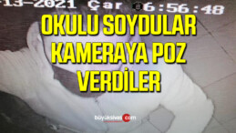 3 Okulu Soyan Hırsızlar Kamerada