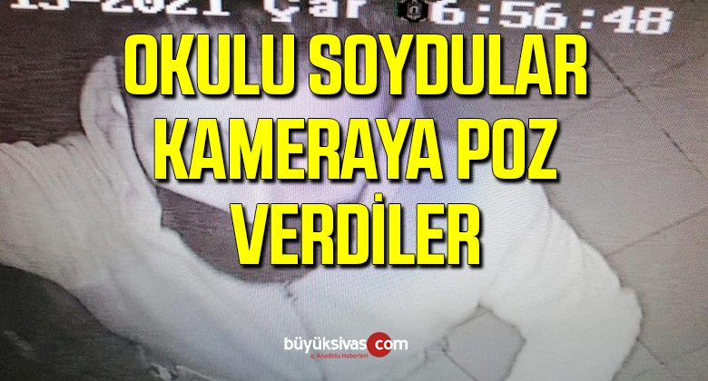 3 Okulu Soyan Hırsızlar Kamerada