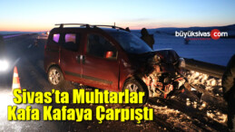 Muhtarlar kaza yaptı: 1 yaralı