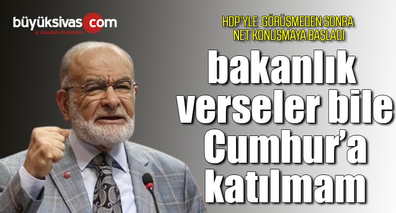 Temel Karamollaoğlu’ndan Cumhur İttifakı açıklaması