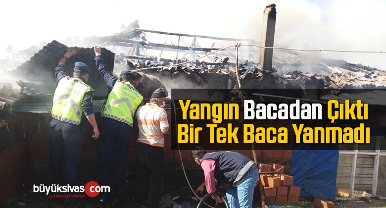 Yangın Bacadan Çıktı Gariptir Bir Tek Baca Yanmadı