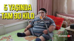 5 Yaşında 90 Kiloya Ulaşan Yağız, Arkadaşlarıyla Oynamak İstiyor