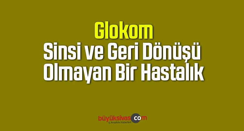 Glokom Sinsi ve Geri Dönüşü Olmayan Bir Hastalık