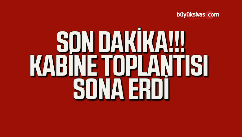 KABİNE TOPLANTISI