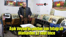 Aşık Veysel’in çekilen son fotoğrafı, ölümünden 12 saat önce