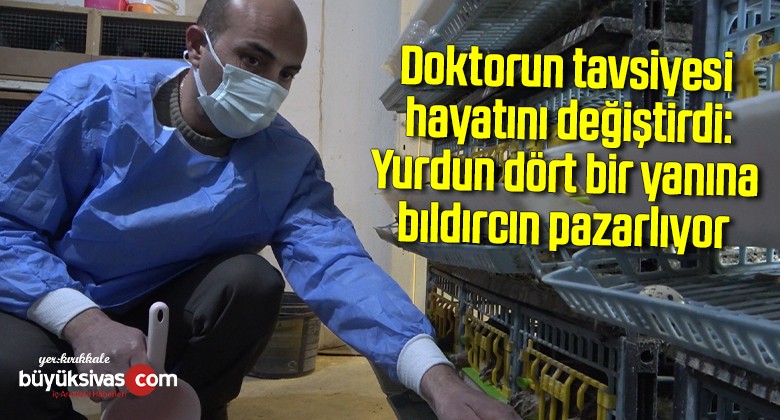 Doktorun tavsiyesi hayatını değiştirdi: Yurdun dört bir yanına bıldırcın pazarlıyor