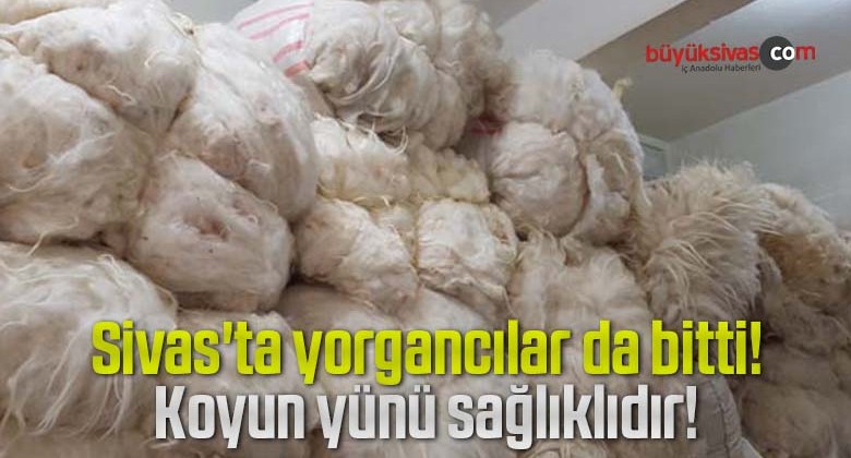 Koyun yünü gitti fabrikasyon üretim yataklar yorganlar geldi!