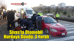 Otomobil hurdaya döndü: 3 yaralı