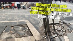 Başkan Sami Aydın’ın sık sık yenilediği kaldırımlar Aydın’ı özledi